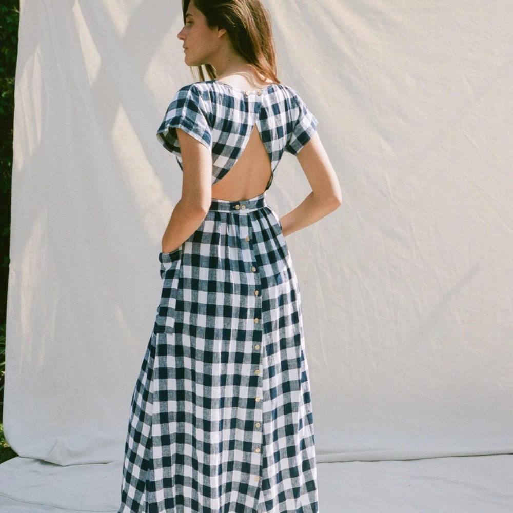 Christy Dawn Jane Dress in Midnight Plaid